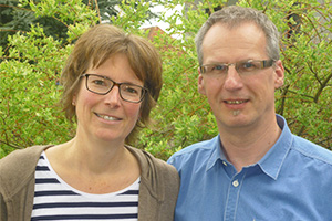 Stephan Haß mit Andrea (leitender Ältester)